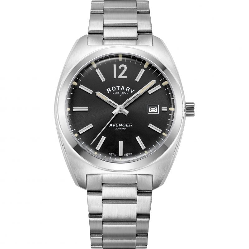 Avenger stainless steel bracelet watch