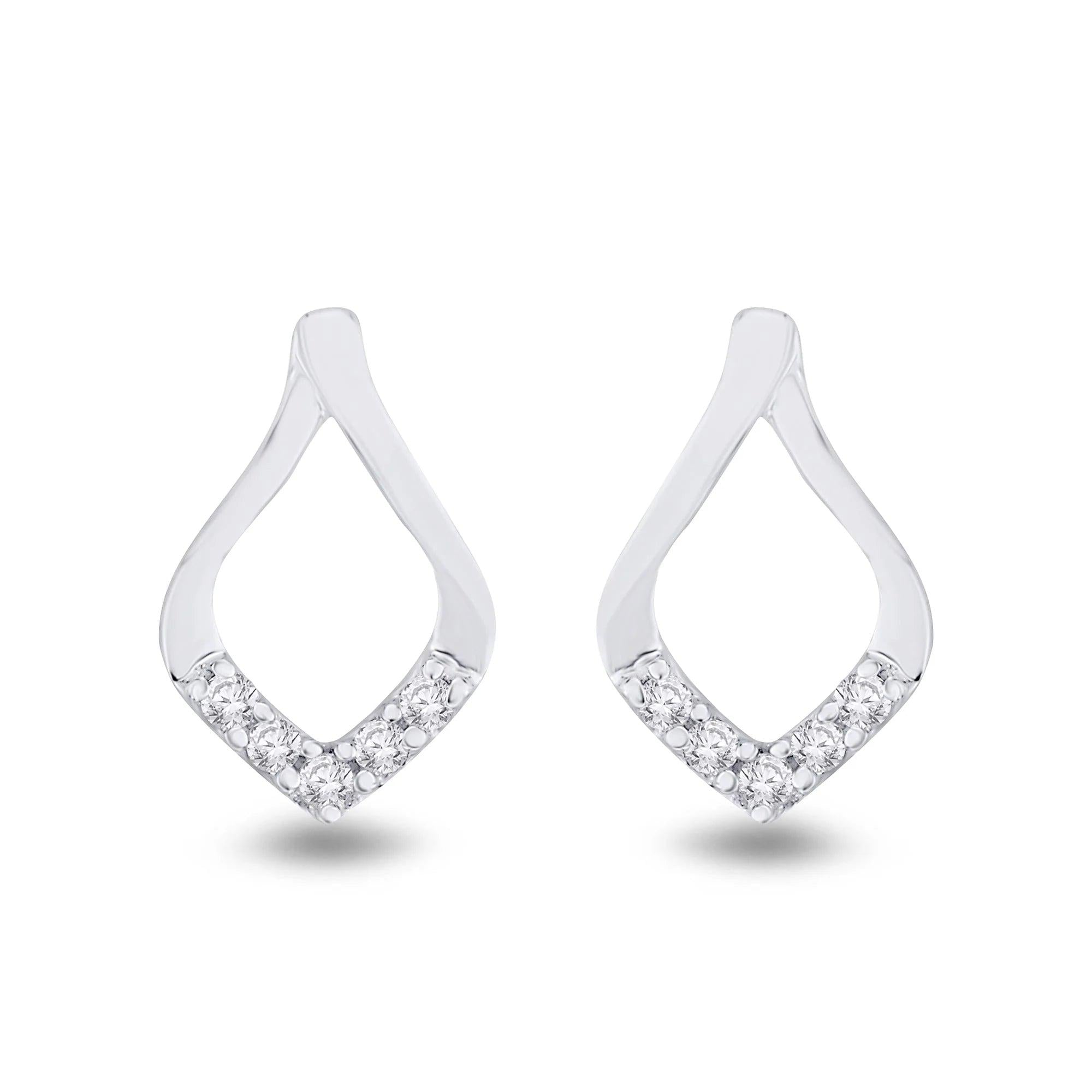 18ct white gold Diamond earrings