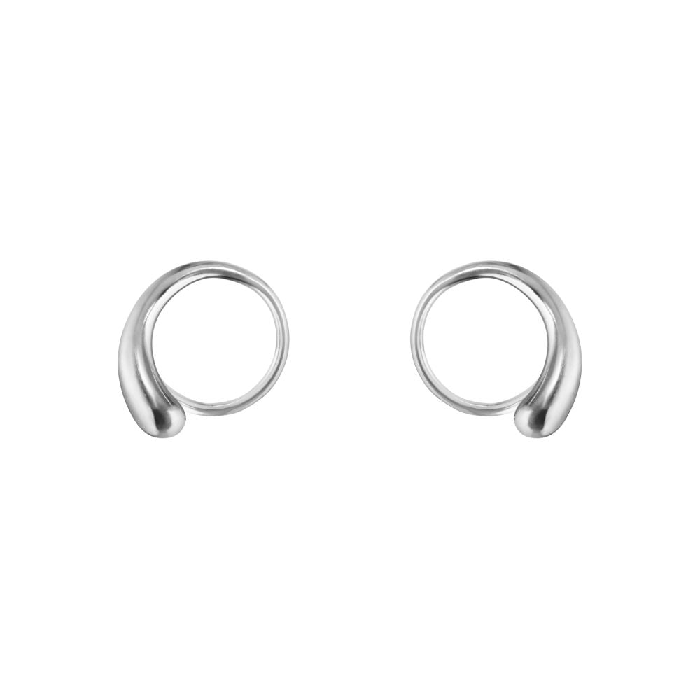Silver Mercy Swirl Earrings