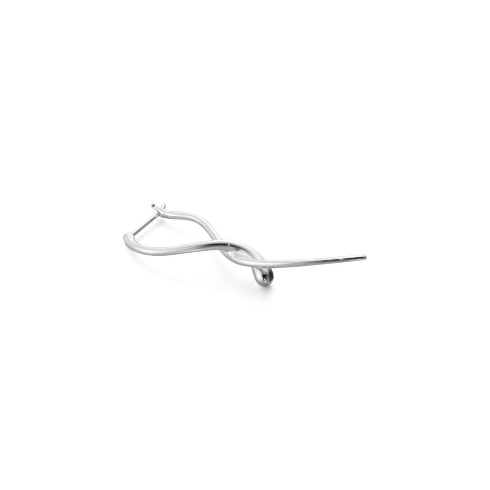 Silver Mercy Long Earrings