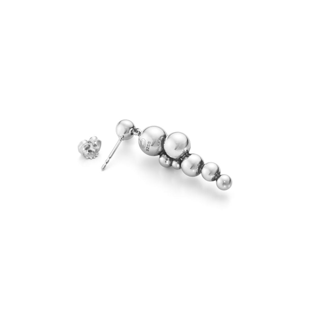 Silver Moonlight Grapes Earrings