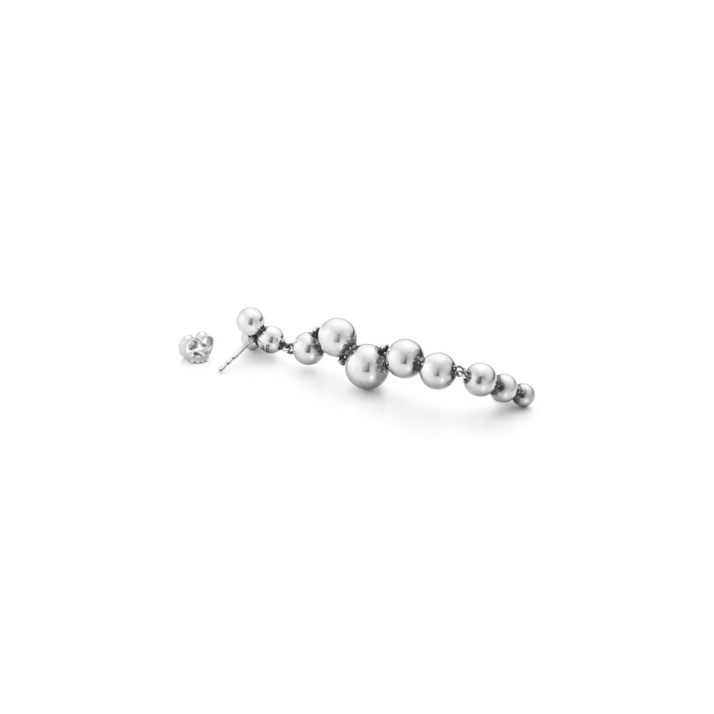 Silver Moonlight Grapes Earrings