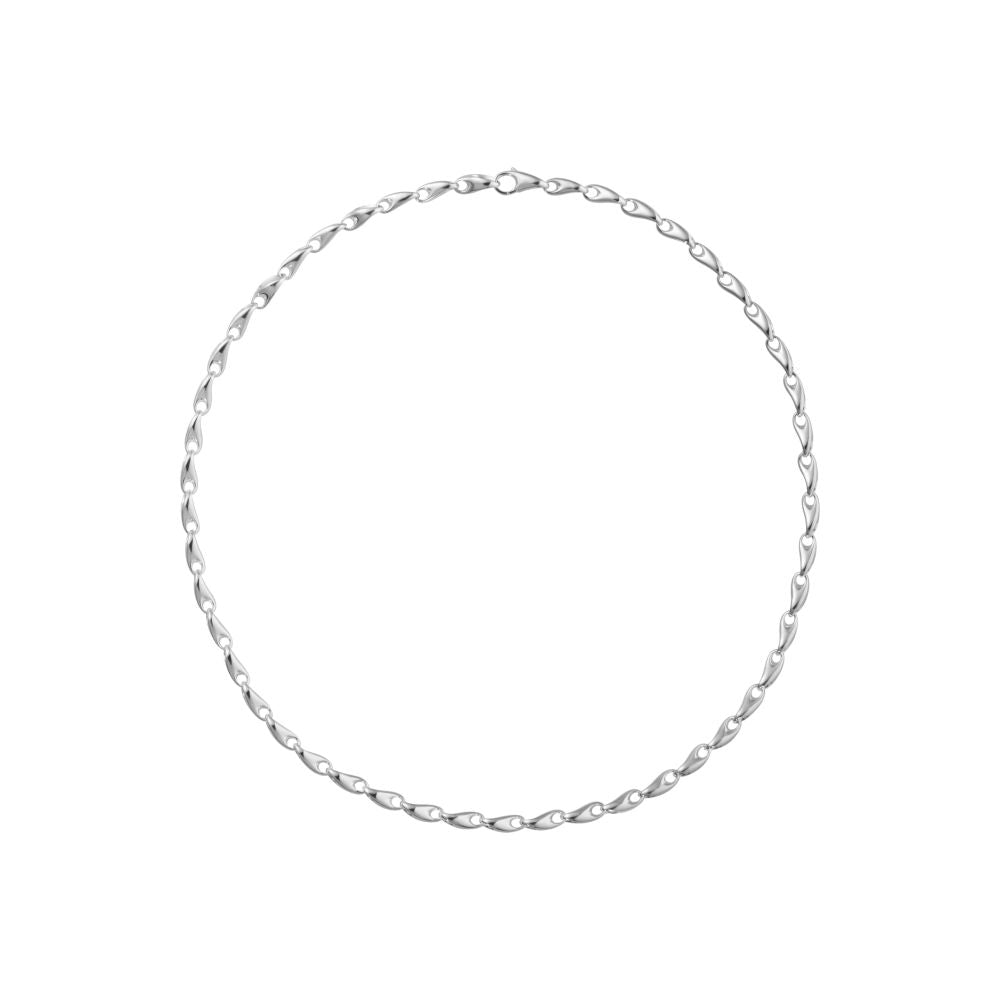 Silver Reflect 45cm Slim Necklace