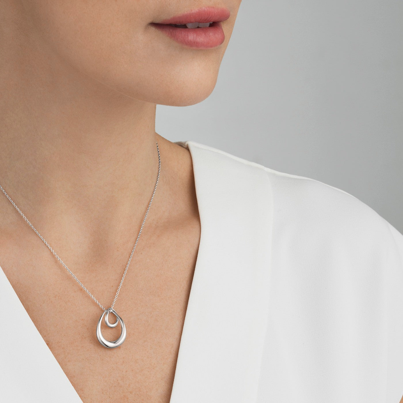Silver Offspring Large Pendant