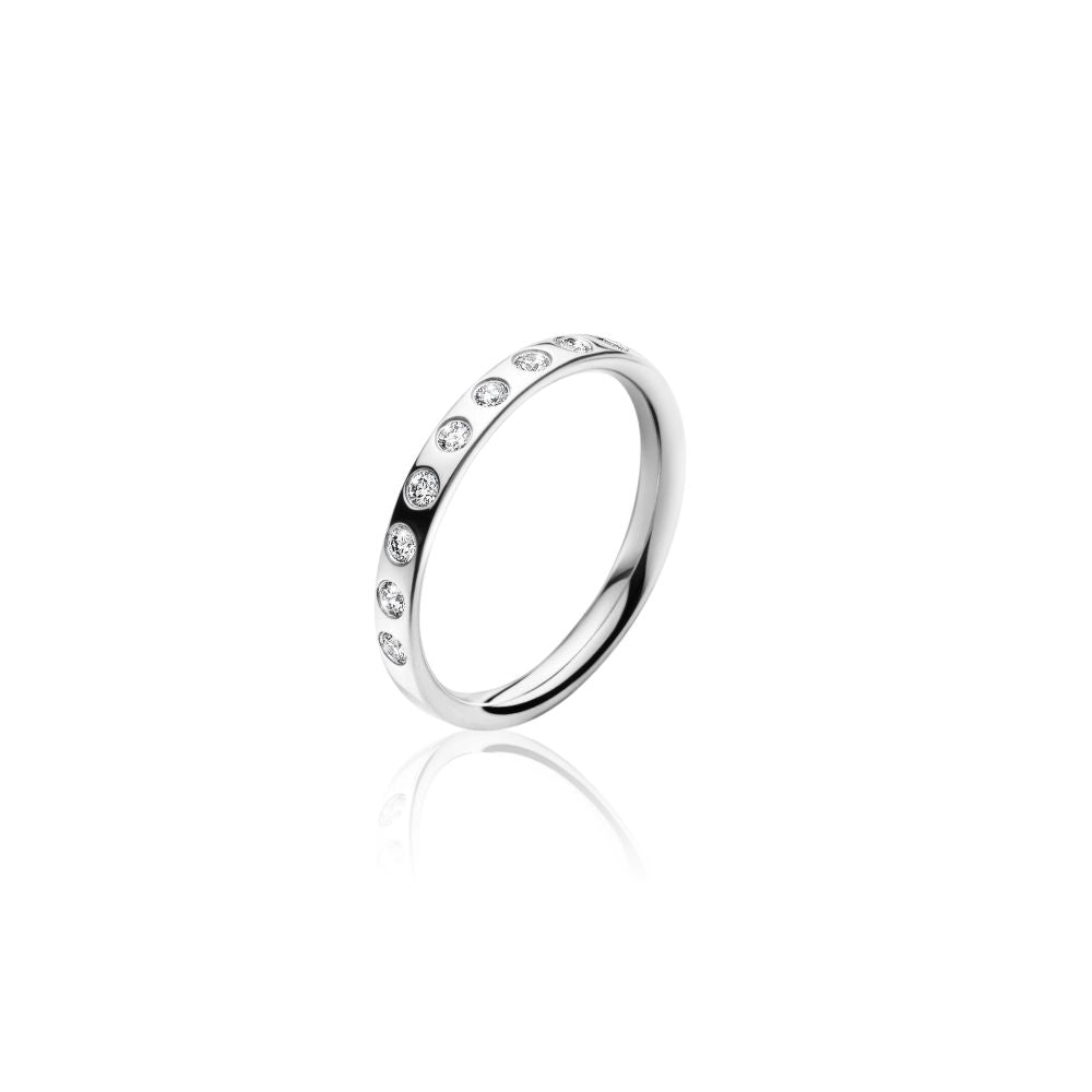18ct White Gold Magic Ring