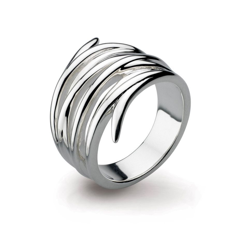 Silver Entwine Helix Wrap Ring