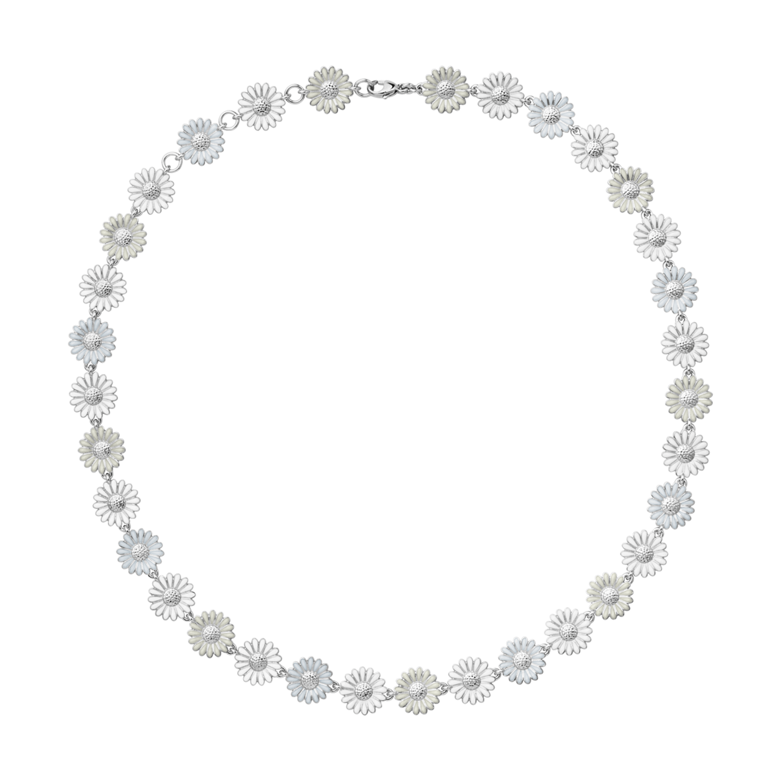 Silver Daisy Necklace