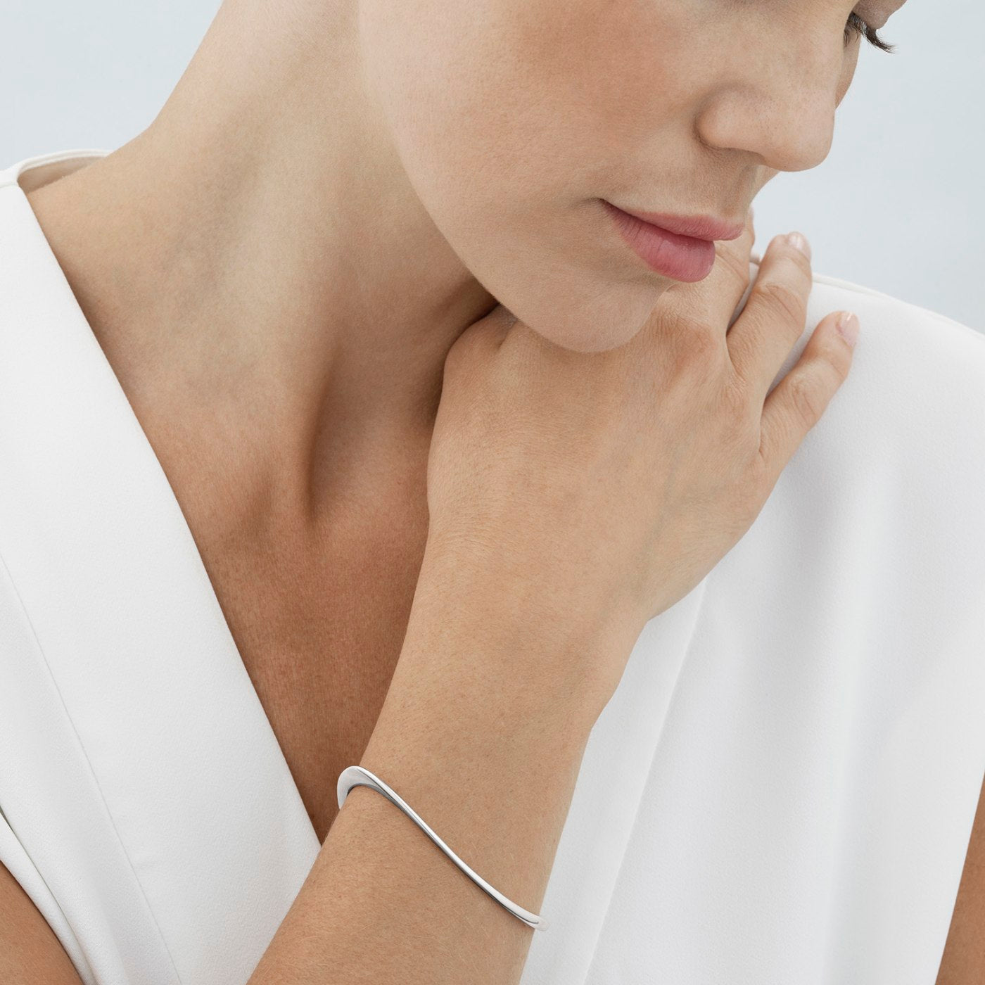 Silver Offspring Bangle