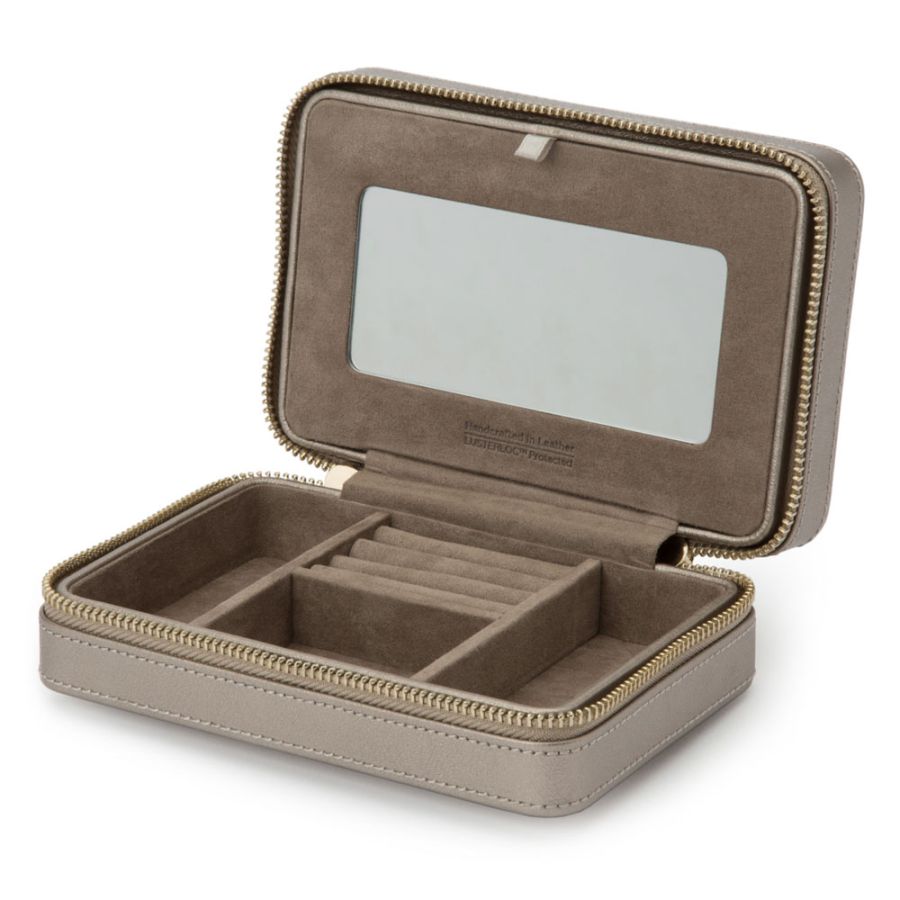 Palermo Pewter Zip Case
