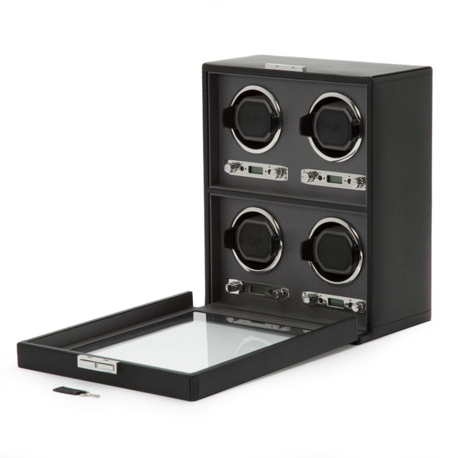 Viceroy 4-Piece Black Watch Winder