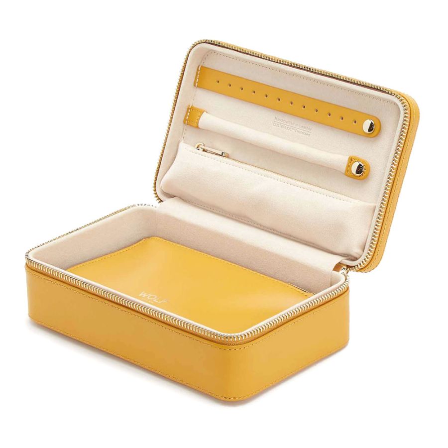 Maria Mustard Medium Zip Case