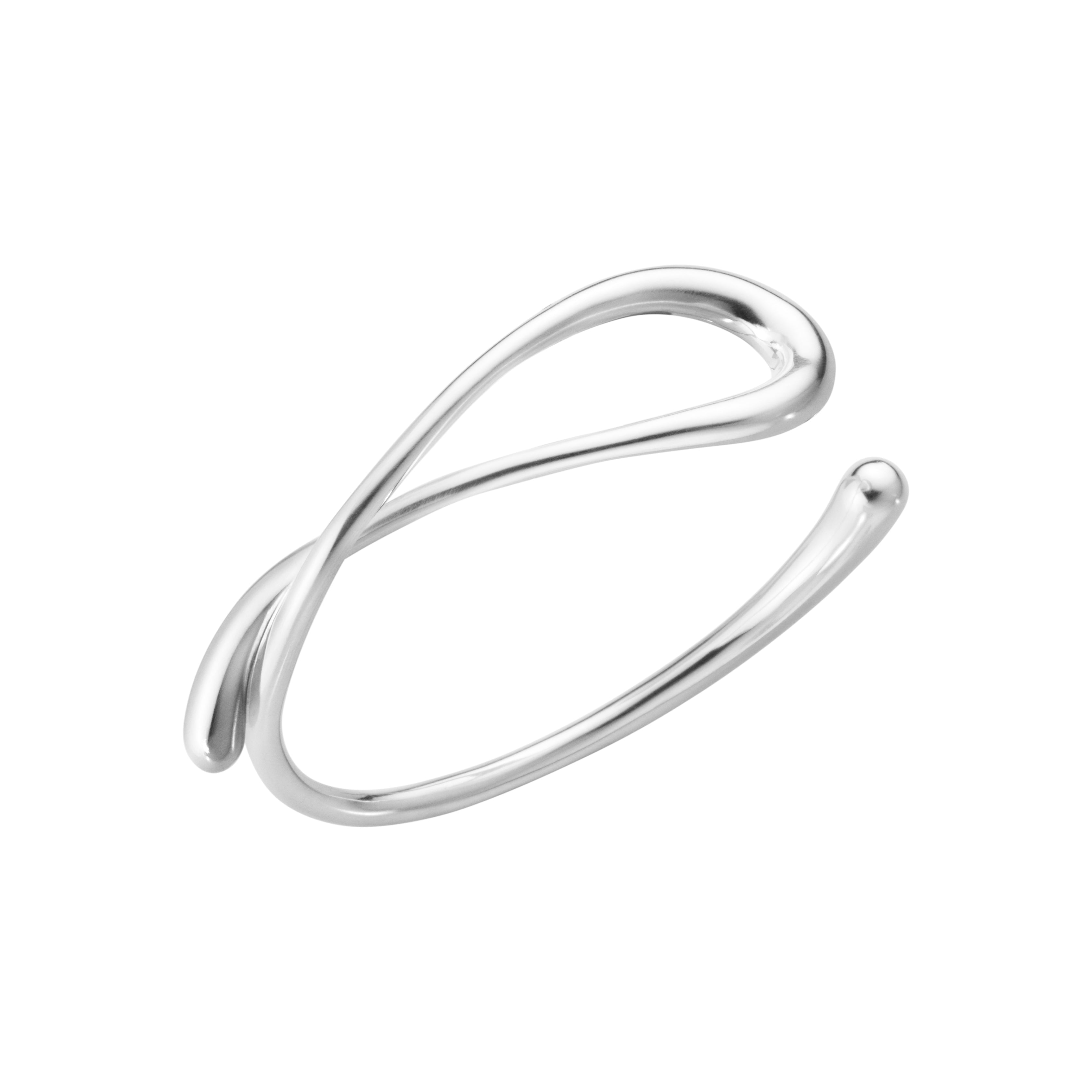 Silver Mercy Twist Bangle