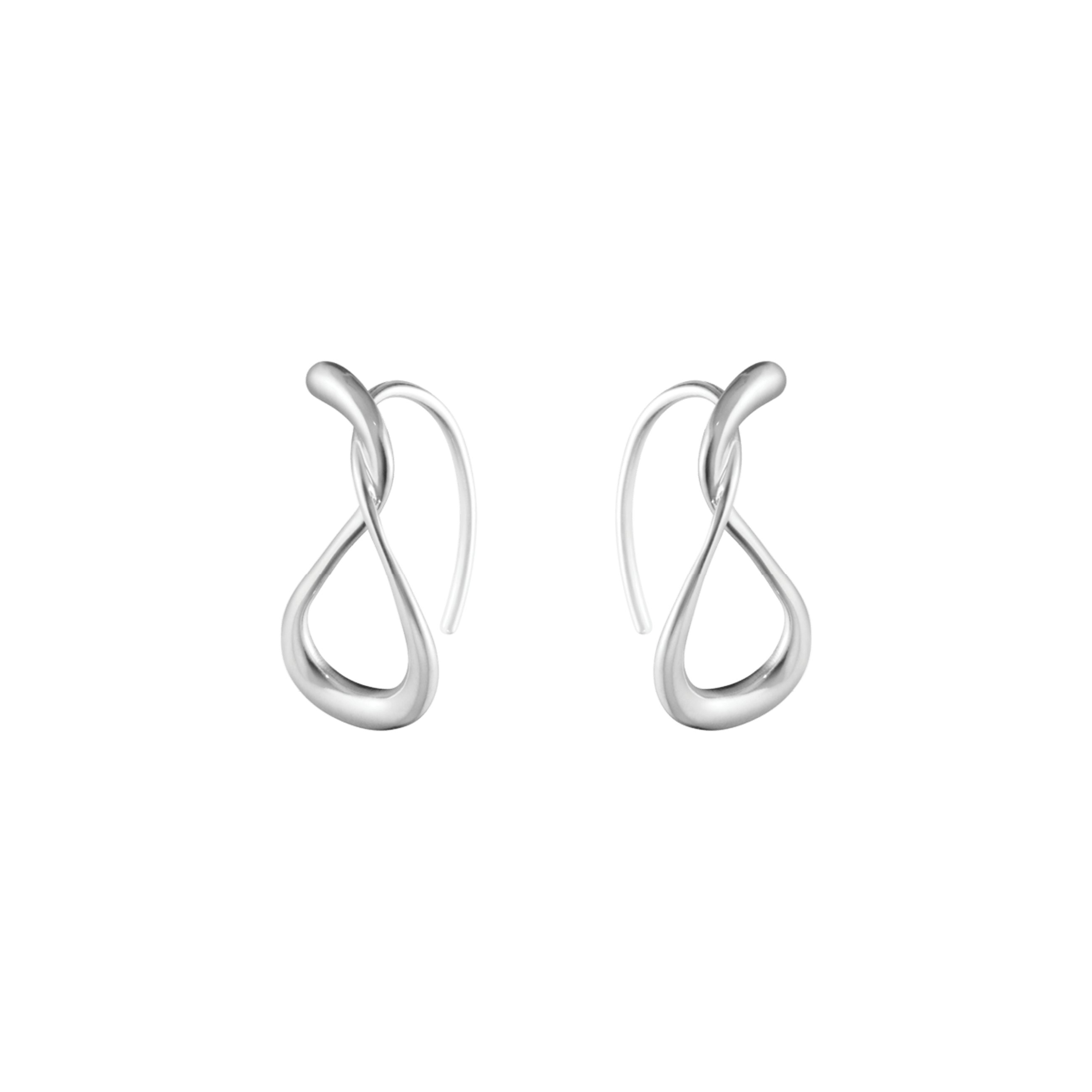 Silver Mercy Small Earhoops