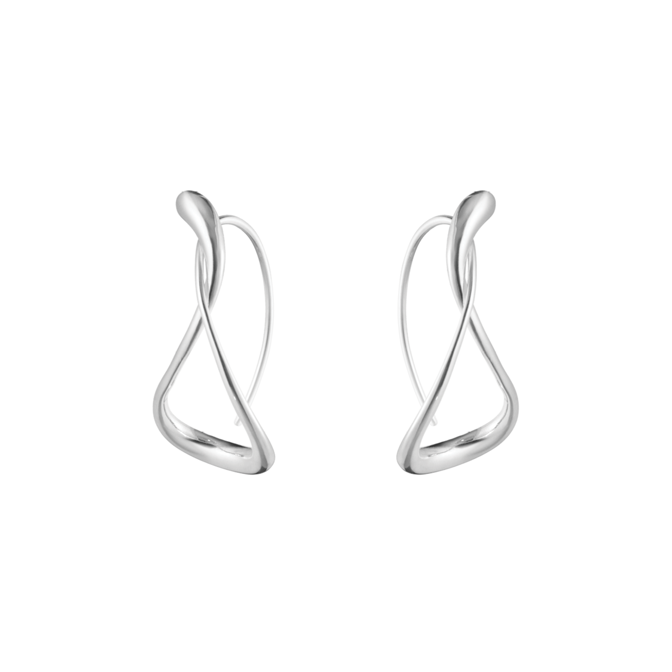 Silver Mercy Large Earhoops