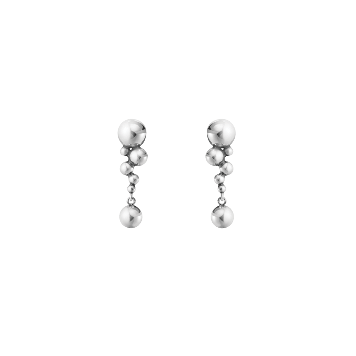 Silver Moonlight Grapes Earrings