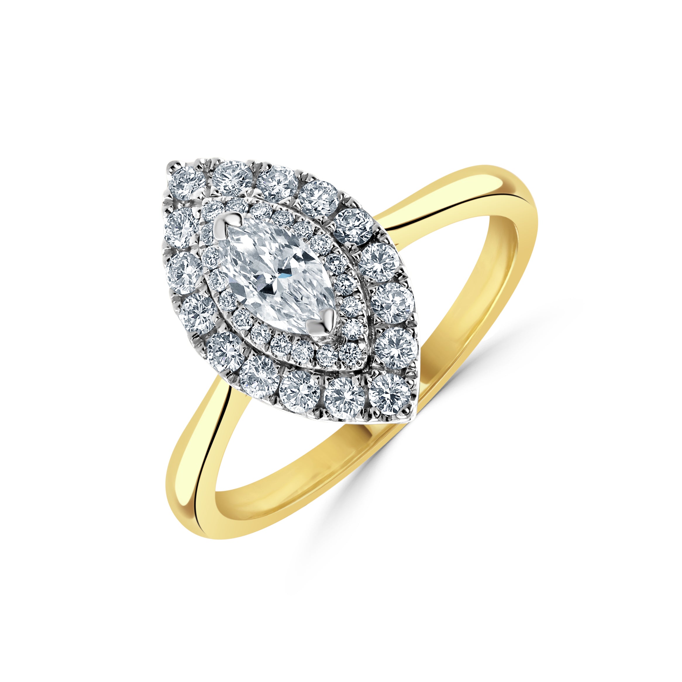 18ct Gold Diamond Cluster Ring