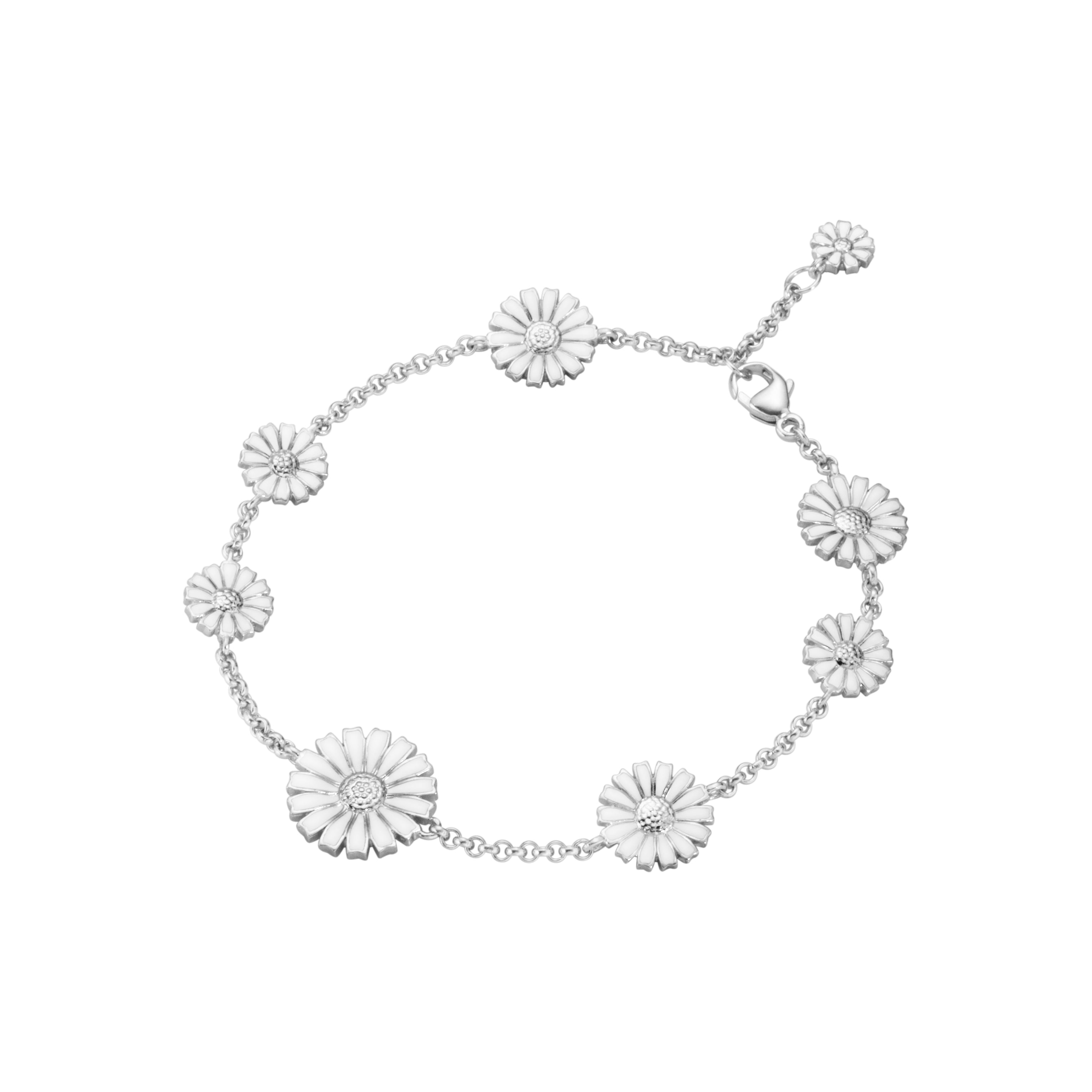 Silver Daisy Bracelet