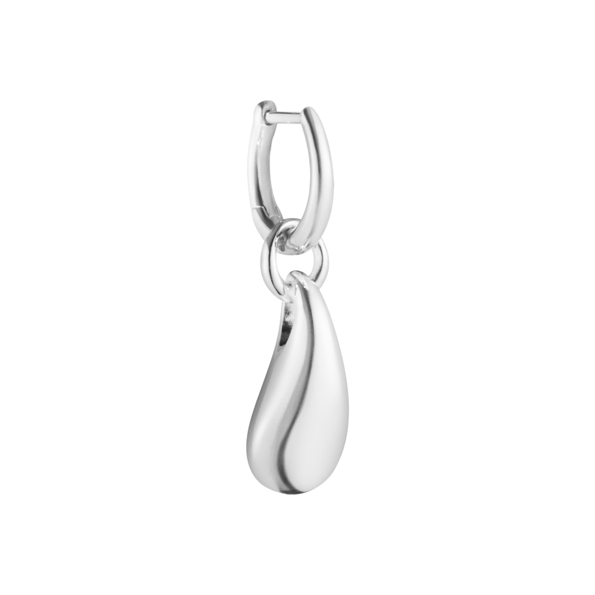 Silver Reflect Single Right Drop Earring