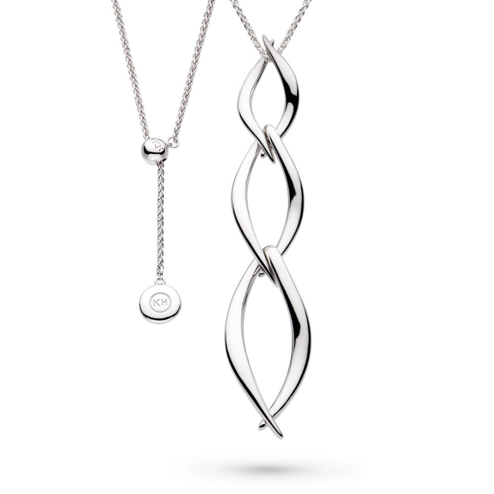 Entwine Twine Twist Trio Link Necklace