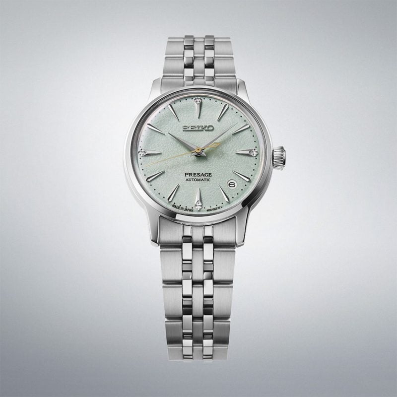 Presage 'Frozen Mojito' dial dia dot blet auto watch
