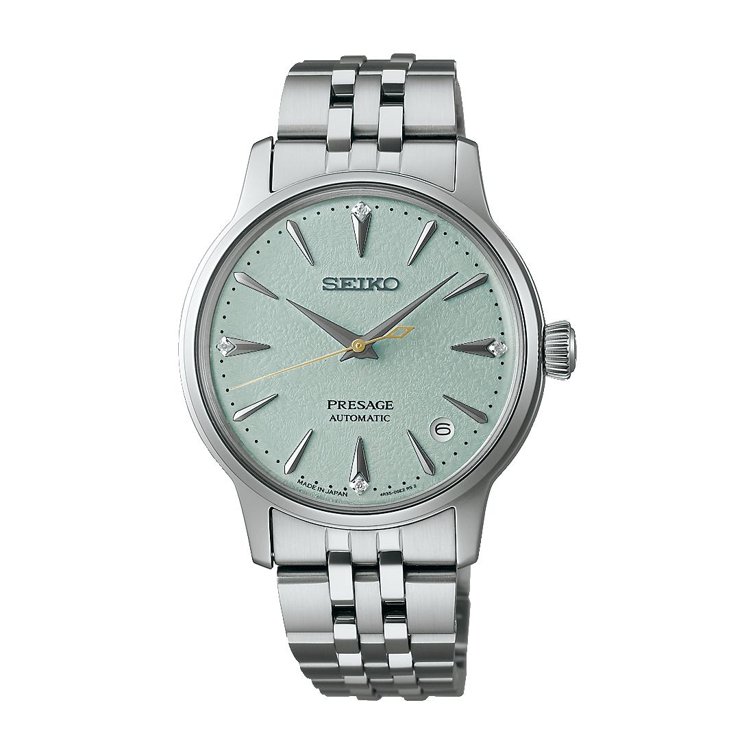 Presage 'Frozen Mojito' dial dia dot blet auto watch