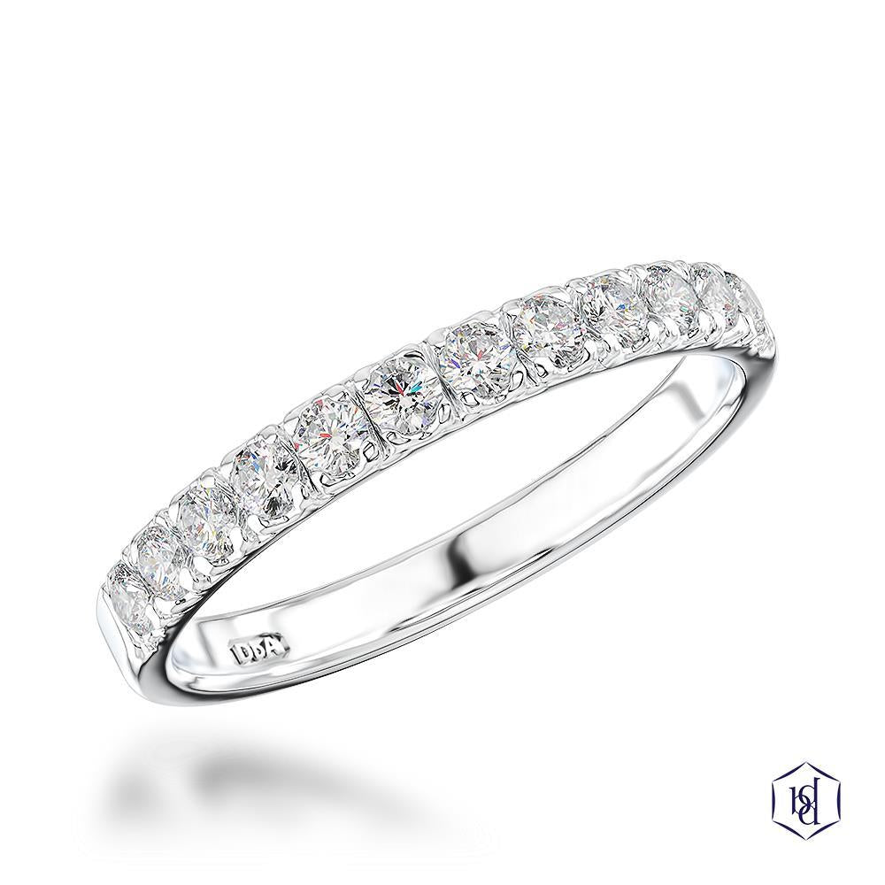 Skye Eternity Round Brilliant Cut Platinum Bridal Diamond