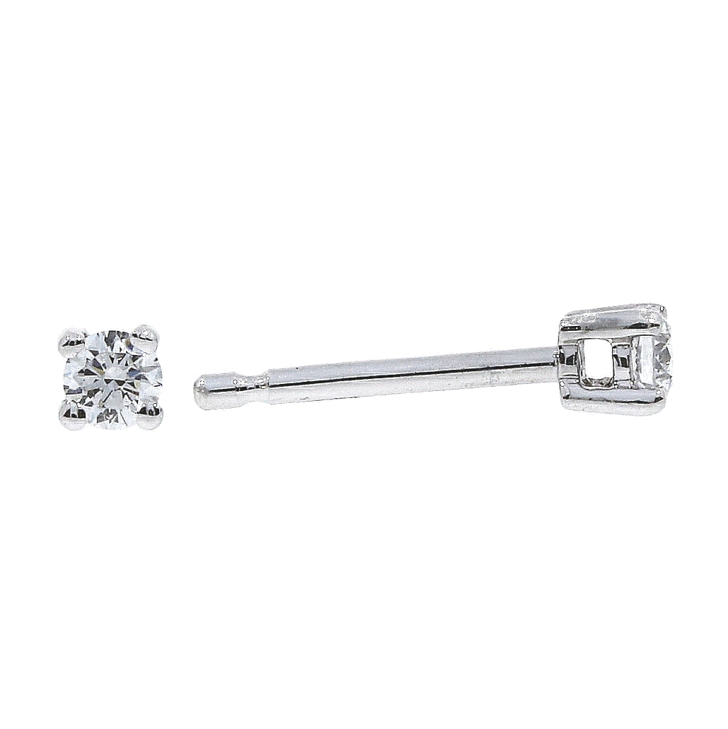 Diamond Solitaire stud earrings