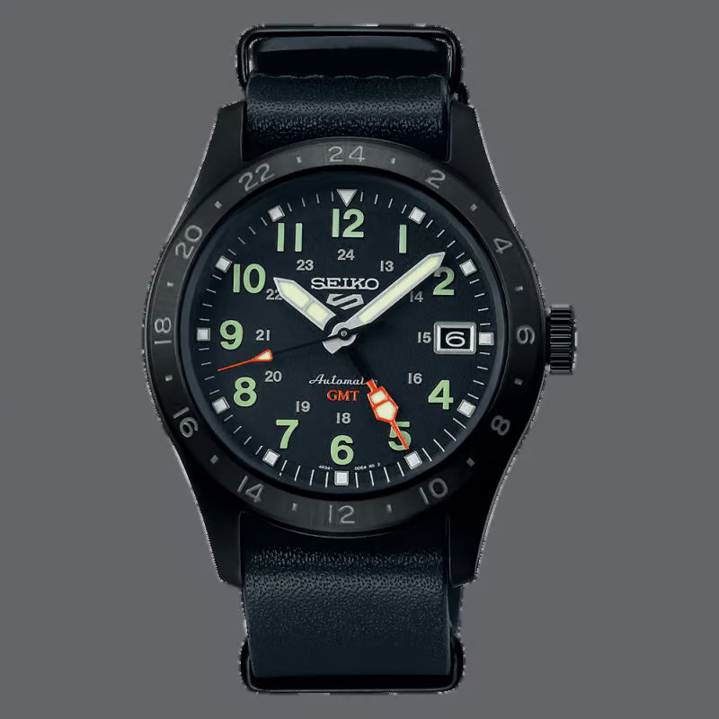 Seiko 5 'Black Grape' GMT