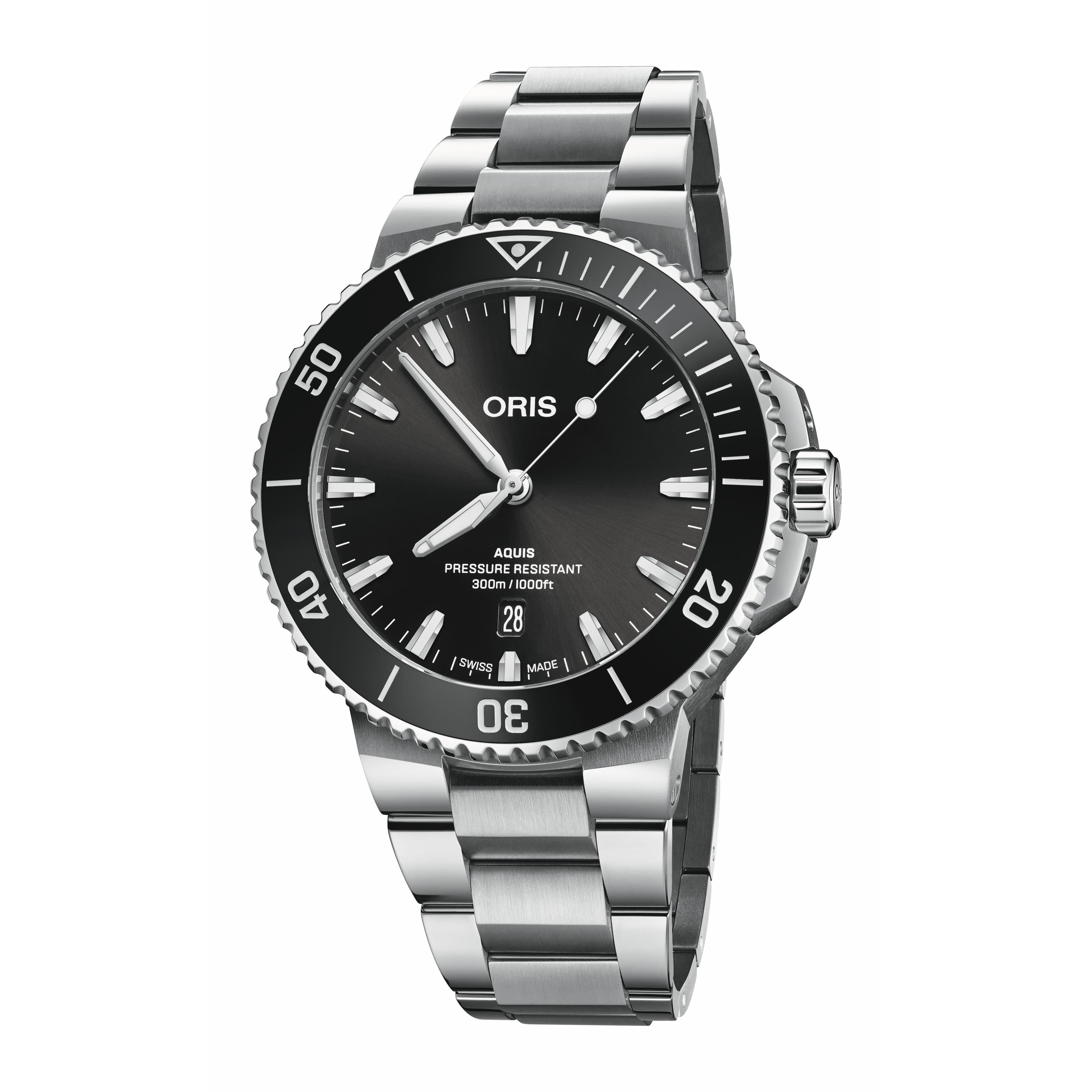 Aquis Date - Black Dial - 43.50mm