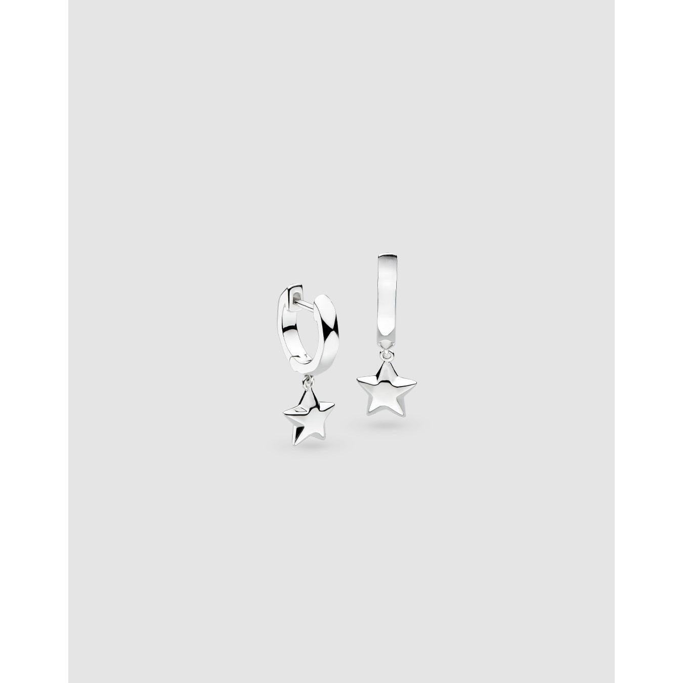 KH Rox Little Rock Star Hinged Hoop Drop Earrings