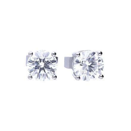 CZ 4 Claw Stud E'rings 1.00ct