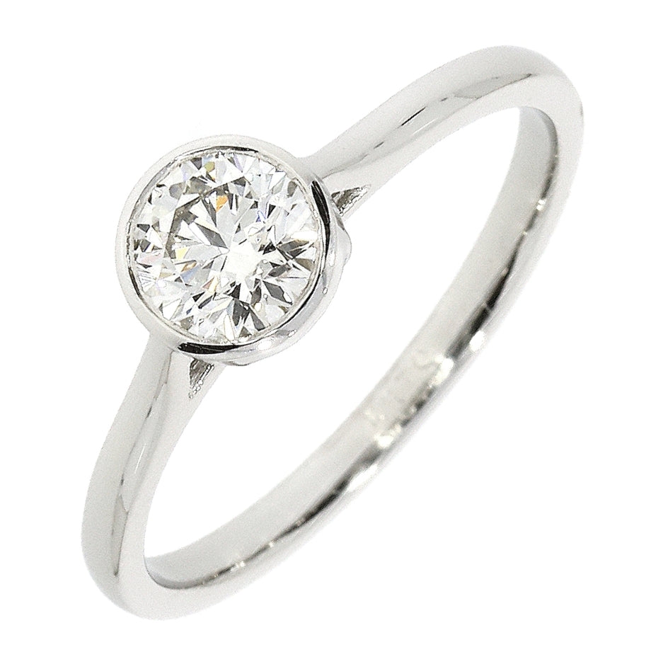 0.50ct Diamond Round Brilliant Cut Solitaire Platinum Ring