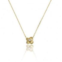 18ct Yellow & White Gold Link Joy Diamond Pendant & Chain