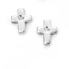 Cross Stud Earrings