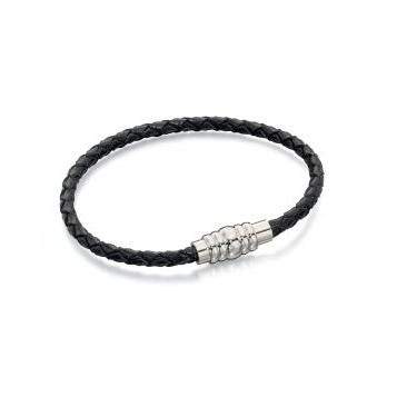 Skinny Leather Bracelet With Magnetic Clasp