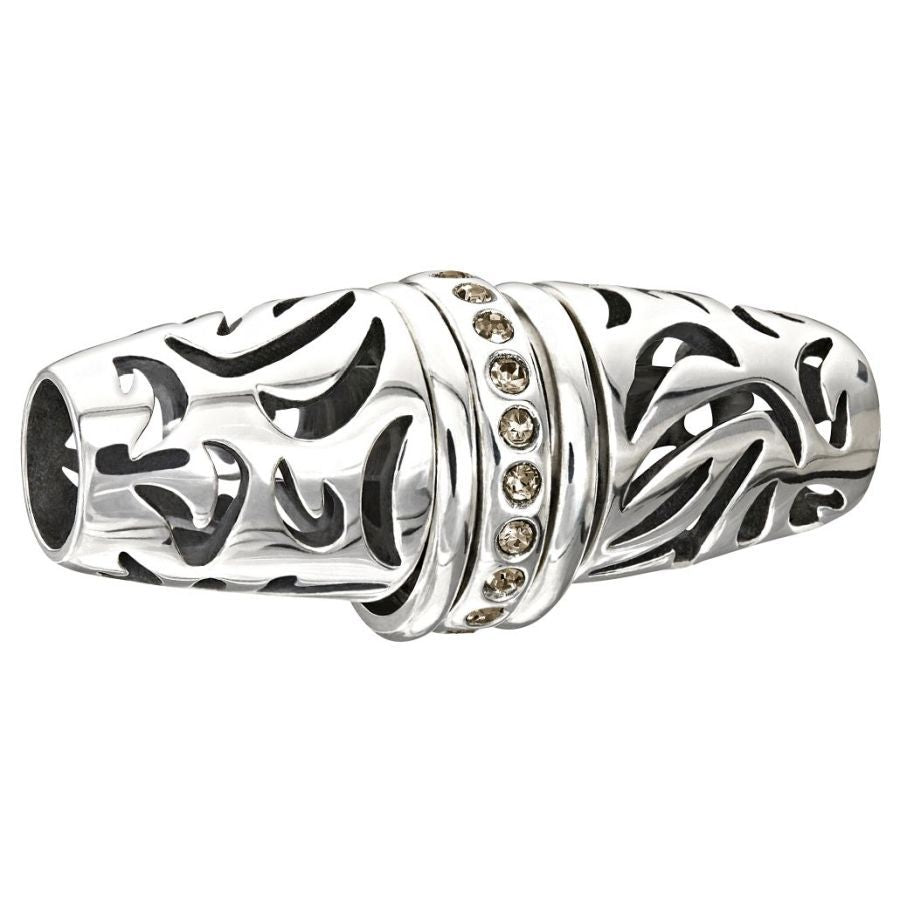 Silver Bead - Zebra