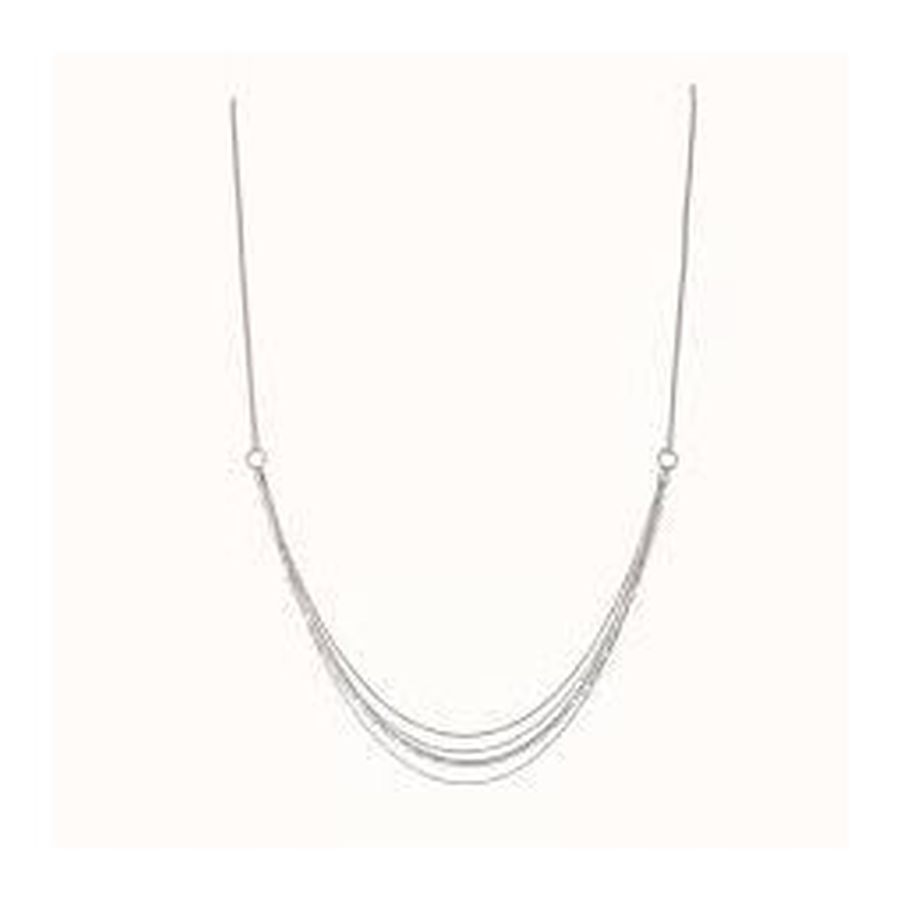 Silver 32" Multi Strand Necklet