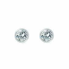 Silver Tender White Topaz Earrings