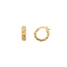 Jac Jossa Gold Plated Silver Beach Earrings