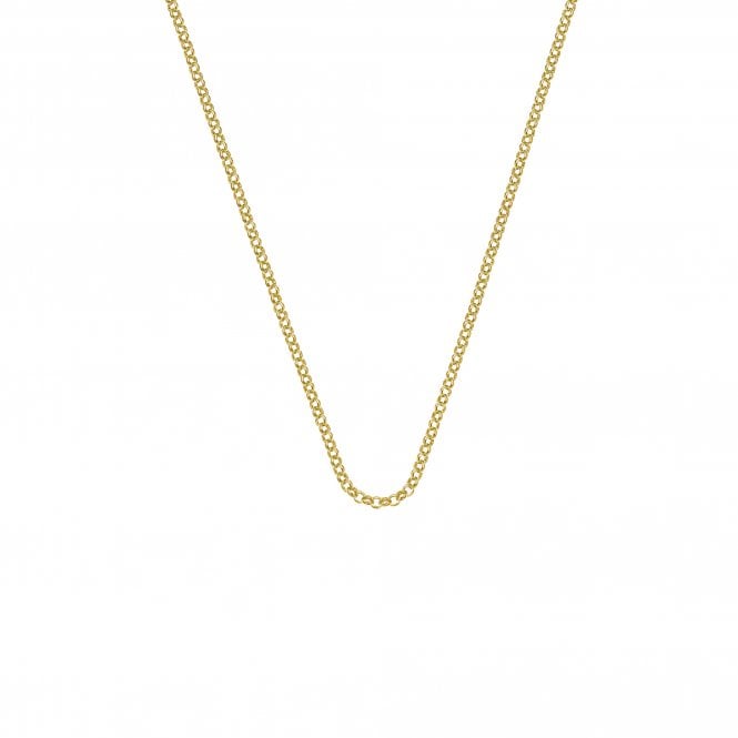 Emozioni Gold Plated Silver 30" Belcher Chain