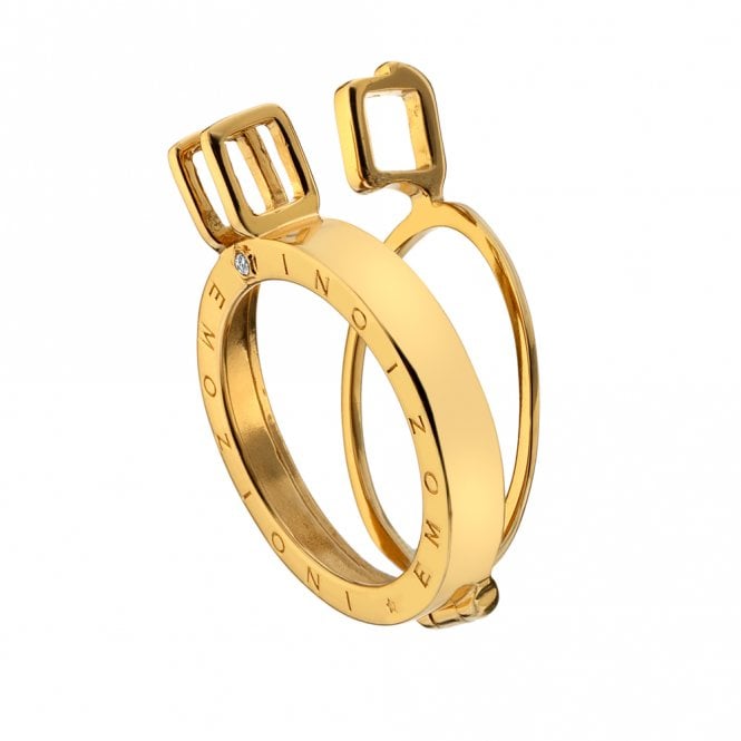 Hot Diamonds Emozioni 33mm Gold Plated Coin Keeper