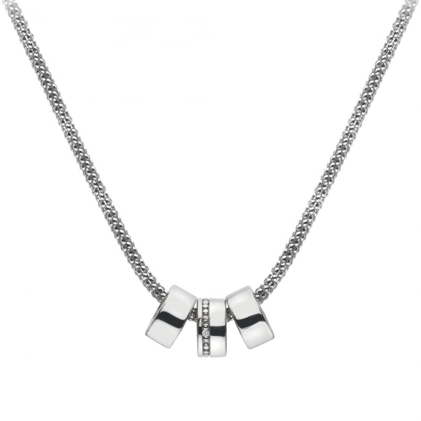 HD Silver Trio Necklace