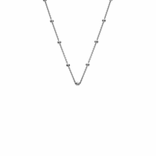 Silver Rose Gold Plated Belcher link chain