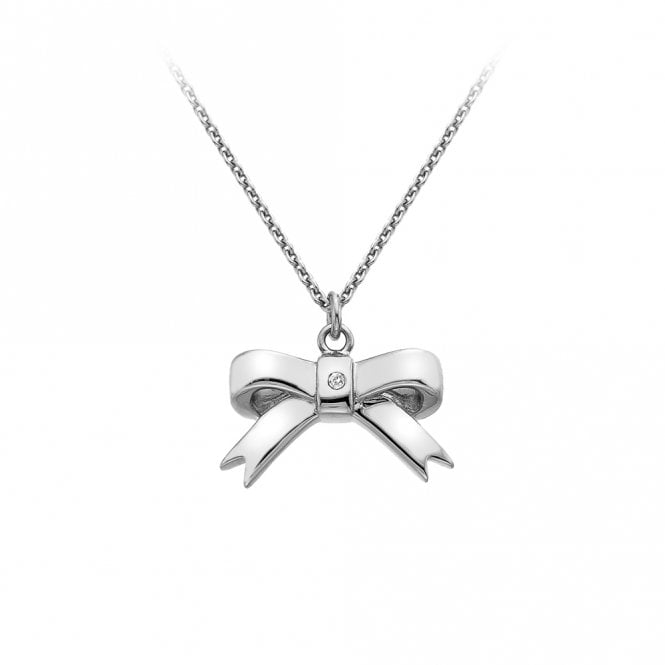 HD Silver Ribbon Pendant + Chain