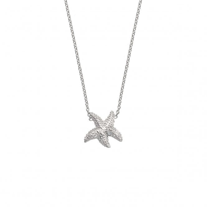 HD Silver Eternal Love Starfish Necklace