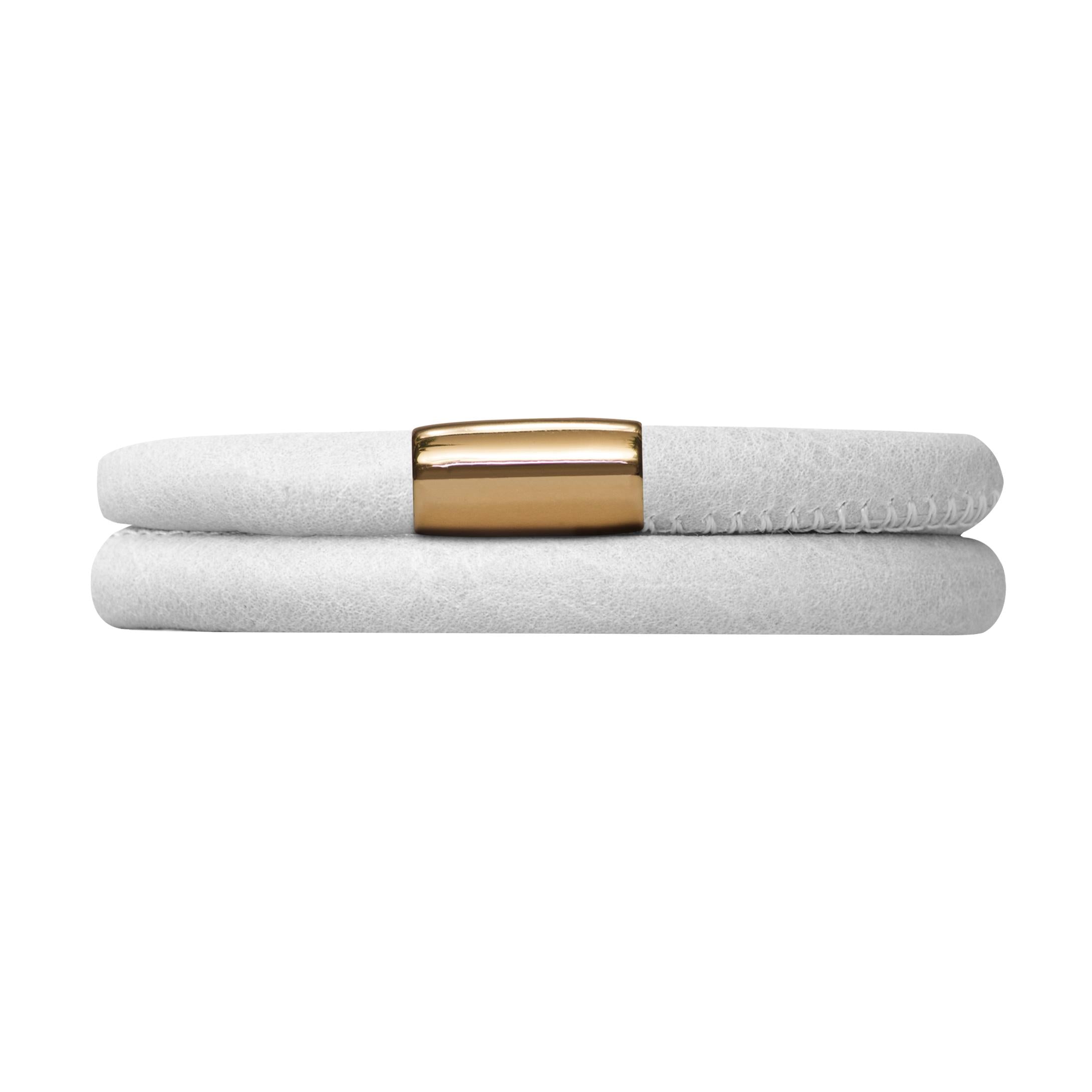 Leather Blt 36cm White