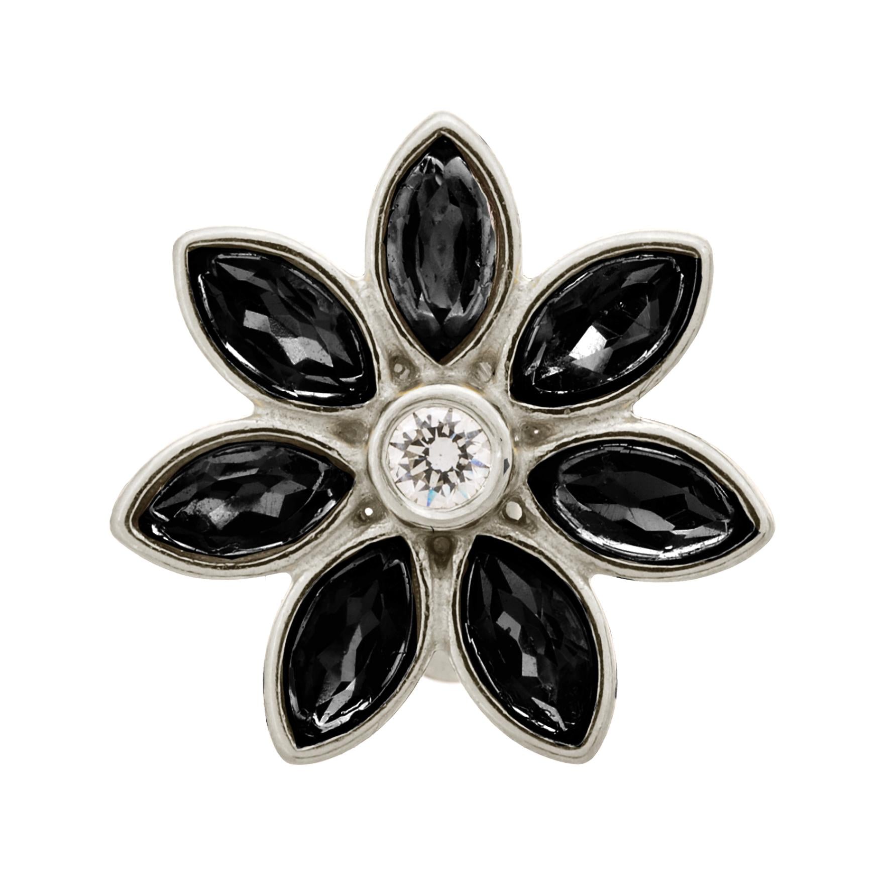 Big Black Flower