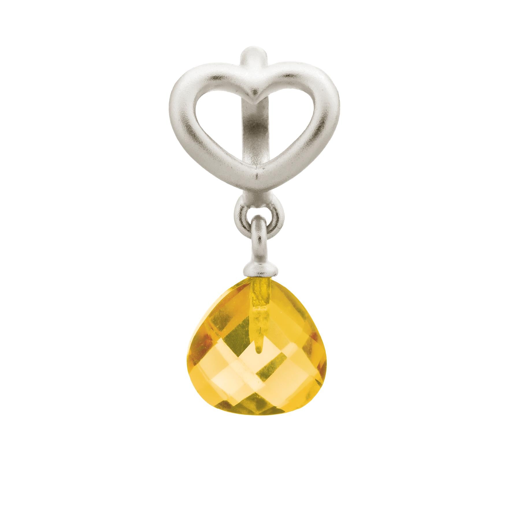 Citrine Heart Grip Drop S