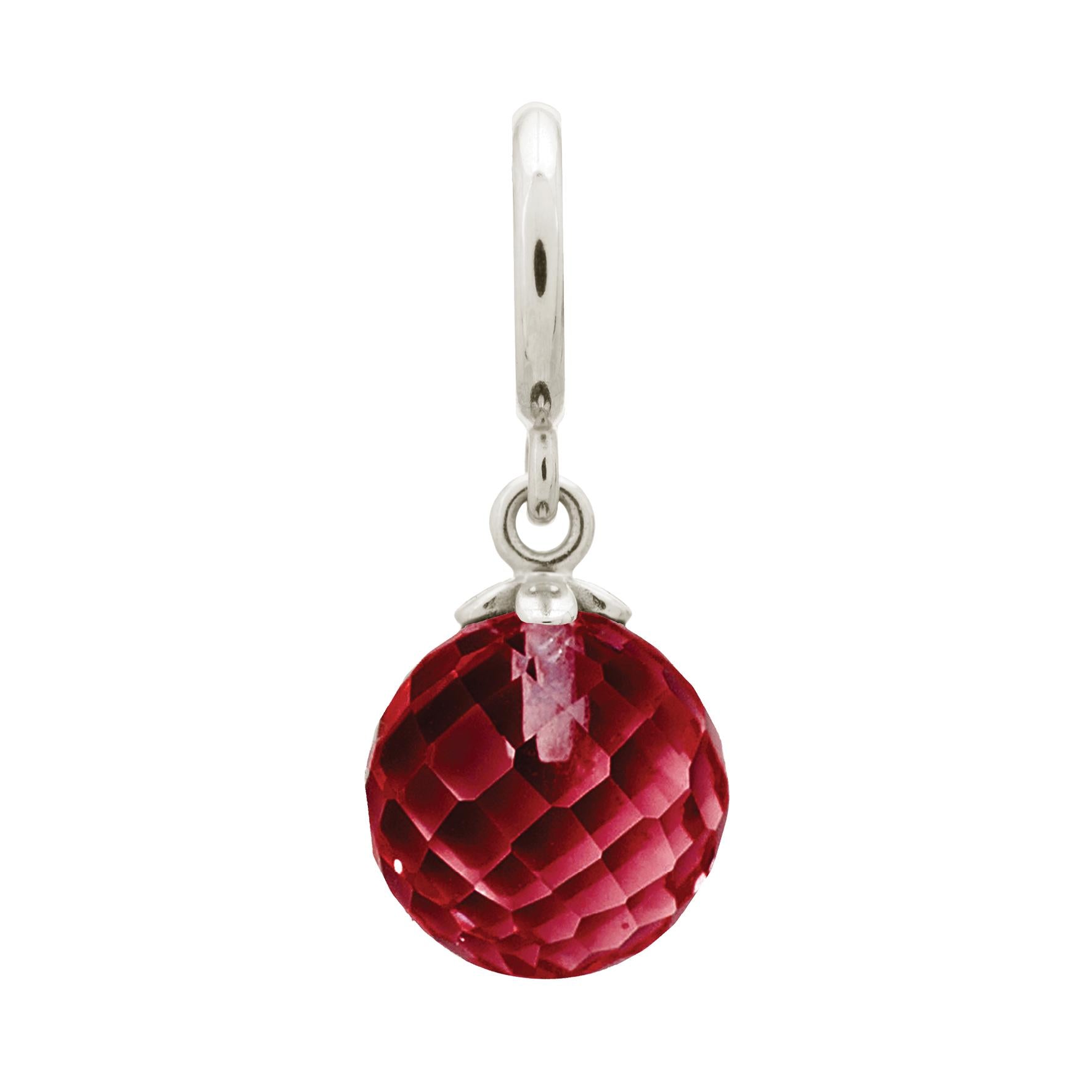Garnet Love Drop Sil