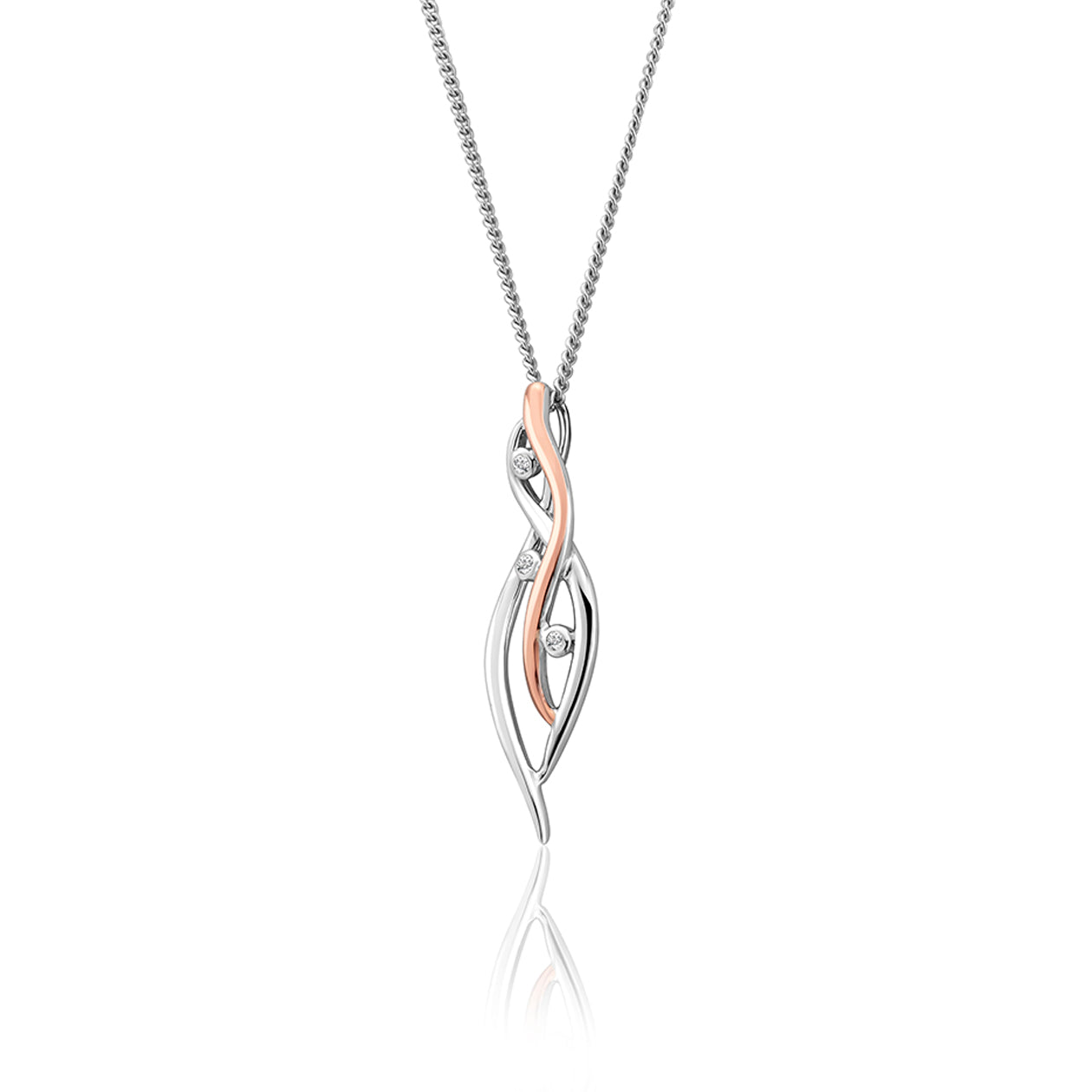 Nature's Wonder Sterling Silver Waterfall Pendant with Topaz